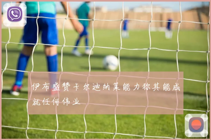 伊布盛赞卡尔迪纳莱能力称其能成就任何伟业